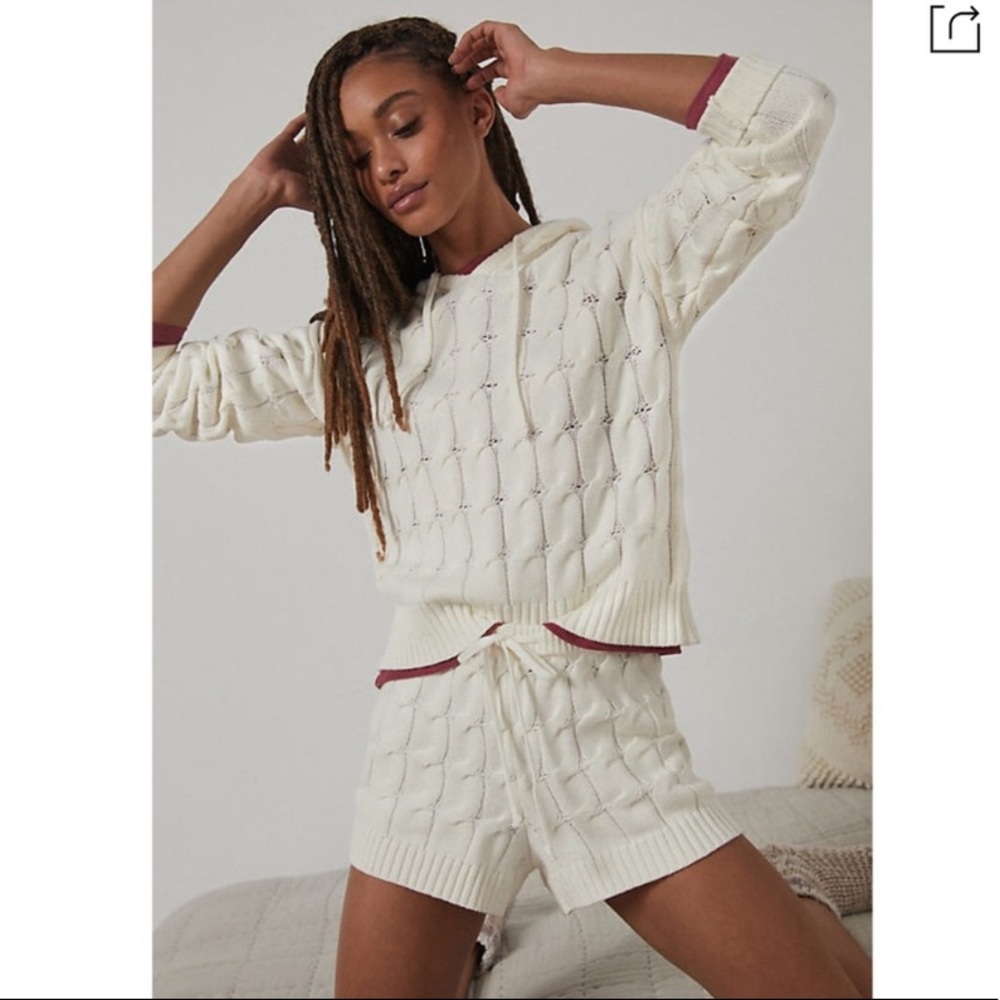 ELLYN CABLE-KNIT SWEATER SET